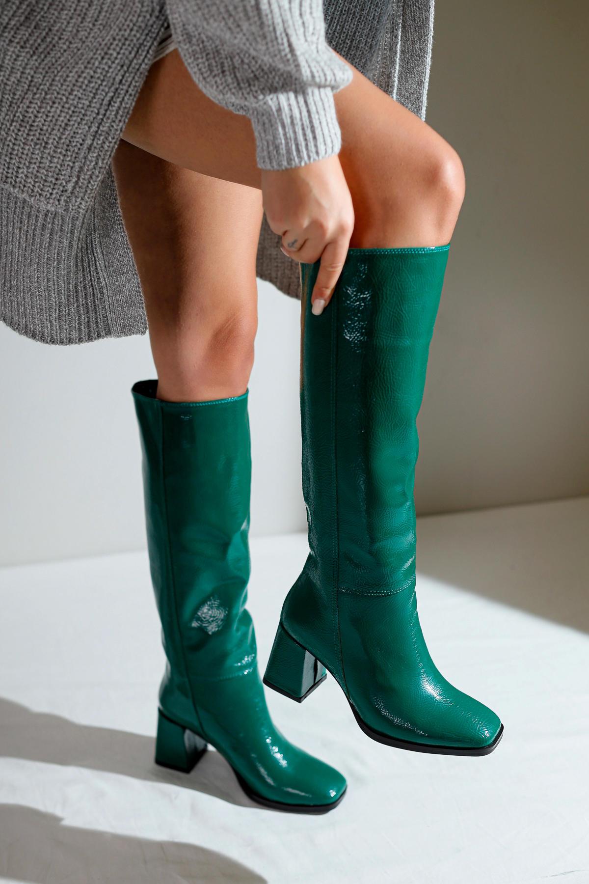 Avery Heeled Knee High Boots