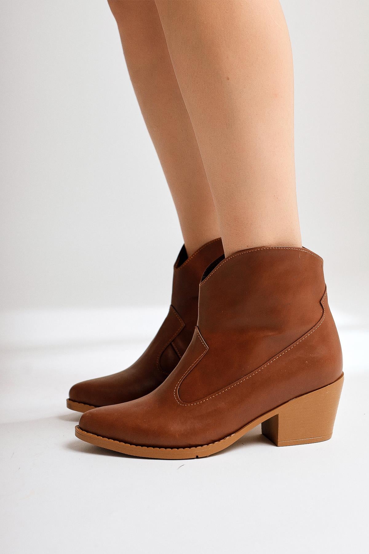 Caarina Taba Removable Ankle Boots