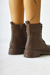 Cibelle Brown Laced Boots