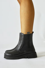 Fahra Black Rubber Boots