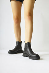 Fanney Black Rubber Boots