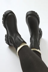 Gidey Black Rubber Boots