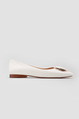 Lidia White Accessory Ballerina