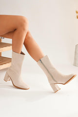 Lise-Lottie Ten Suede Zippered High Boots