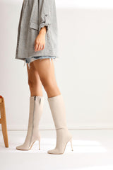 Mona-Liz Ten Thin Heel Zipper Boots